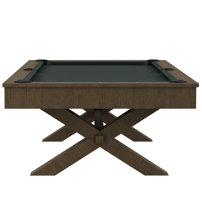 Plank & Hide Crusader Wood Pool Table (Size 8') 878924-16 with Free Accessory Kit and Free White Glove Delivery & Installation
