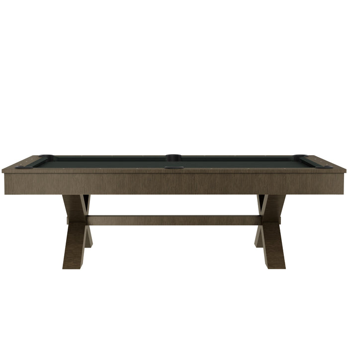 Plank & Hide Crusader Wood Pool Table (Size 8') 878924-16 with Free Accessory Kit and Free White Glove Delivery & Installation