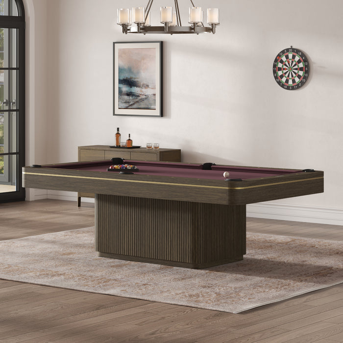Plank & Hide Dali Wood Pool Table with Free Accessory Kit and Free White Glove Delivery & Installation