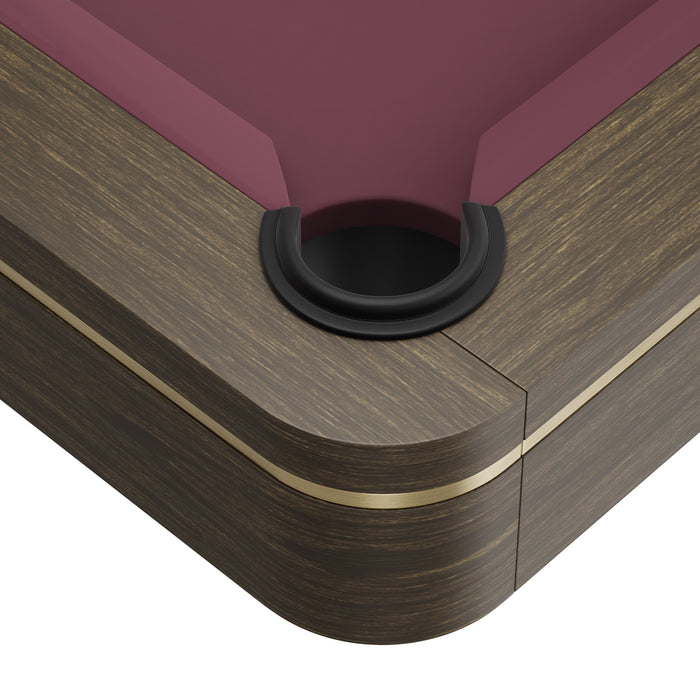 Plank & Hide Dali Wood Pool Table with Free Accessory Kit and Free White Glove Delivery & Installation
