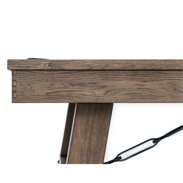 Plank & Hide Isaac Wood Pool Table with Free Accessory Kit and Free White Glove Delivery & Installation