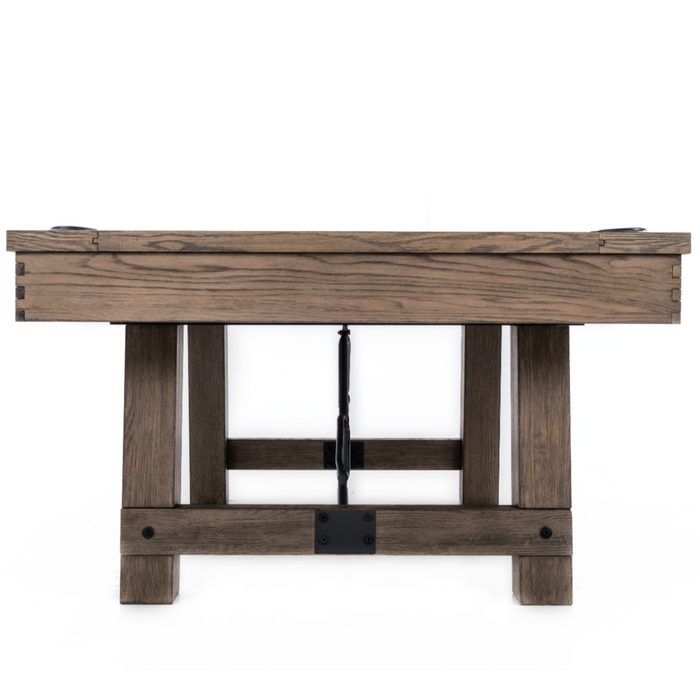Plank & Hide Isaac Wood Pool Table with Free Accessory Kit and Free White Glove Delivery & Installation