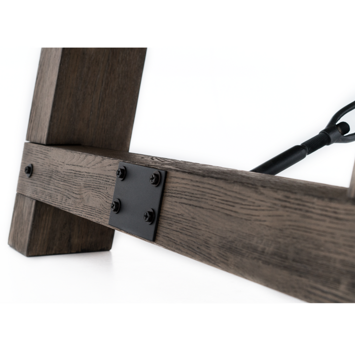 Plank & Hide Isaac Wood Pool Table with Free Accessory Kit and Free White Glove Delivery & Installation