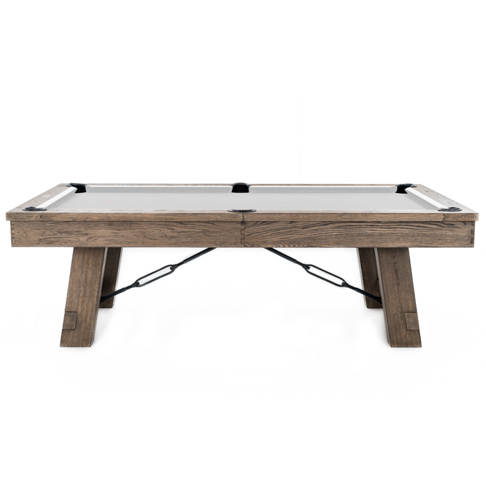 Plank & Hide Isaac Wood Pool Table with Free Accessory Kit and Free White Glove Delivery & Installation