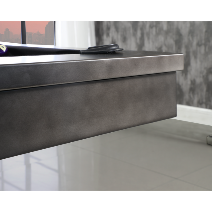 Plank & Hide Jaxx Steel Pool Table (Size 8') with Free Accessory Kit, Free Steel Cue Rack and Free White Glove Delivery