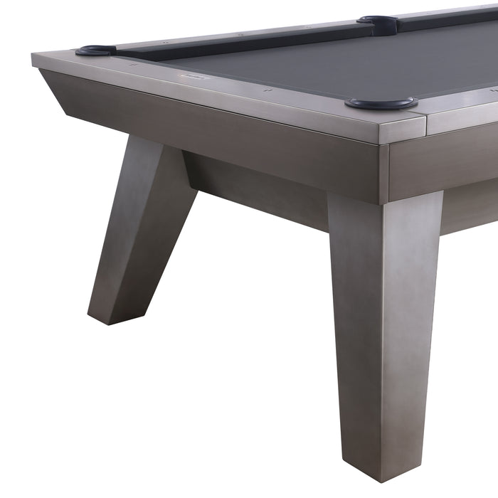 Plank & Hide Lennox Steel Pool Table (Size 8') with Free Accessory Kit, Steel Cue Rack and Delivery & Installation