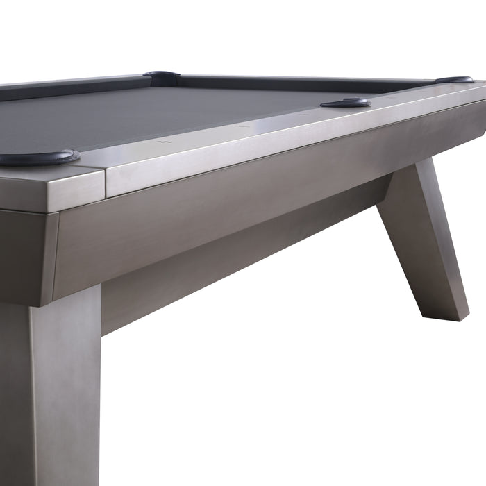 Plank & Hide Lennox Steel Pool Table (Size 8') with Free Accessory Kit, Steel Cue Rack and Delivery & Installation