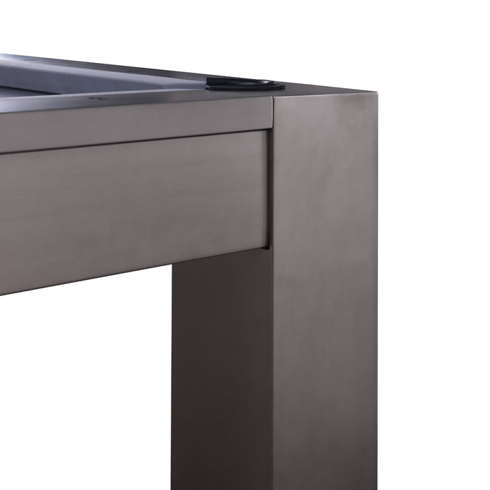 Plank & Hide Maxwell Steel Pool Table (Size 8') with Free Accessory Kit, Free Steel Cue Rack & Free White Glove Delivery