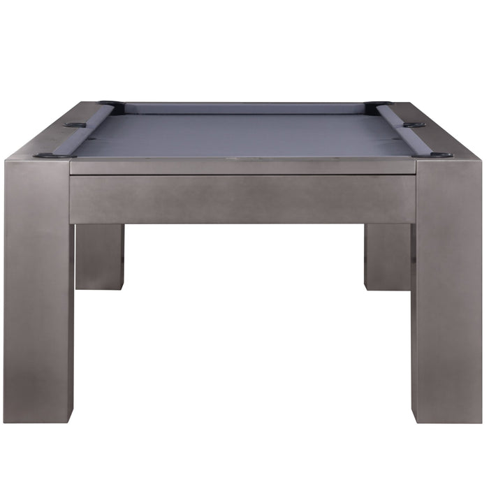 Plank & Hide Maxwell Steel Pool Table (Size 8') with Free Accessory Kit, Free Steel Cue Rack & Free White Glove Delivery