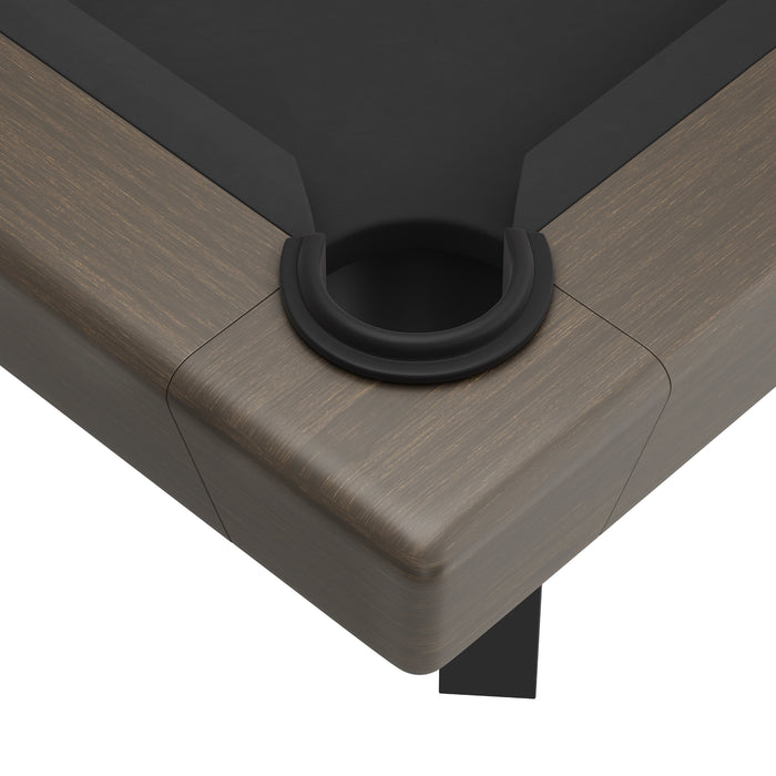 Plank & Hide Novato Pool Table (Size 8') with Free Accessory Kit and Free White Glove Delivery & Installation