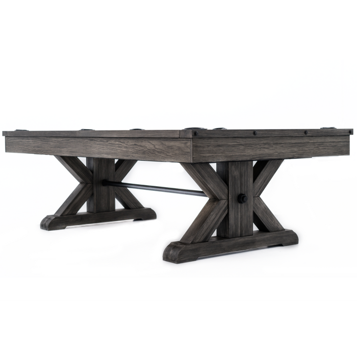 Plank & Hide Otis Wood Pool Table with Free Accessory Kit and Free White Glove Delivery & Installation
