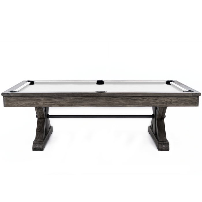 Plank & Hide Otis Wood Pool Table with Free Accessory Kit and Free White Glove Delivery & Installation