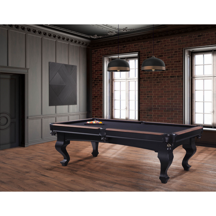 Plank & Hide Teton Wood Pool Table (Size 8') with Free Accessory Kit and Free Delivery & Installation