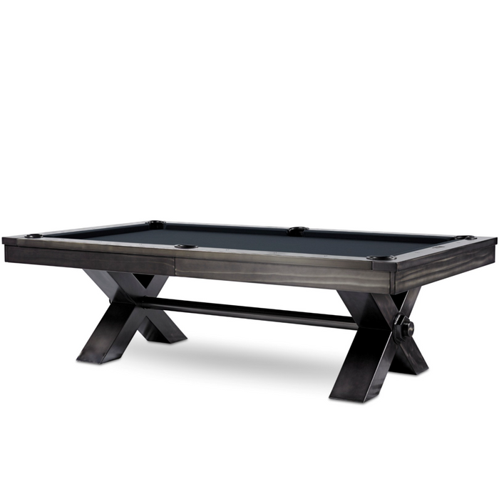 Plank & Hide Vox Steel Pool Table with Free Accessory Kit, Free Steel Cue Rack and Free White Glove Delivery
