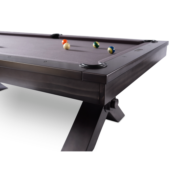 Plank & Hide Vox Steel Pool Table with Free Accessory Kit, Free Steel Cue Rack and Free White Glove Delivery