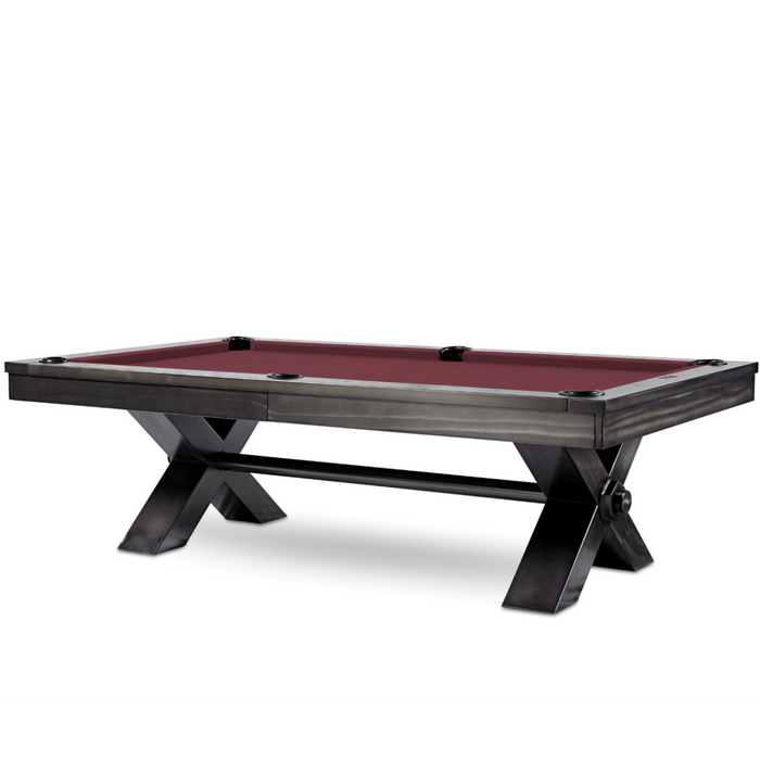 Plank & Hide Vox Steel Pool Table with Free Accessory Kit, Free Steel Cue Rack and Free White Glove Delivery