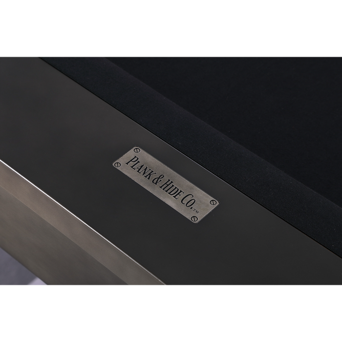 Plank & Hide Vox Steel Pool Table with Free Accessory Kit, Free Steel Cue Rack and Free White Glove Delivery