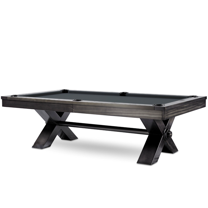Plank & Hide Vox Steel Pool Table with Free Accessory Kit, Free Steel Cue Rack and Free White Glove Delivery