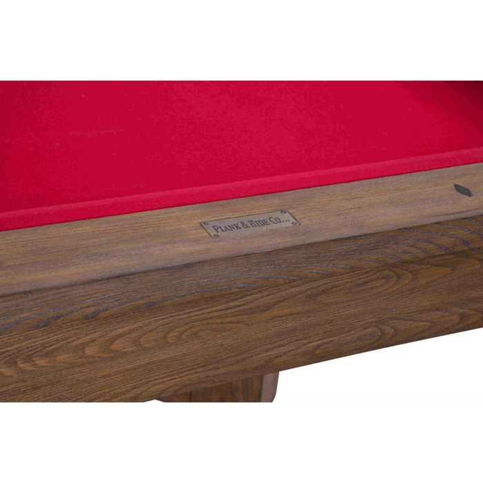 Plank & Hide Covington Wood Pool Table (Size 8') with Free Accessory Kit & Free White Glove Delivery
