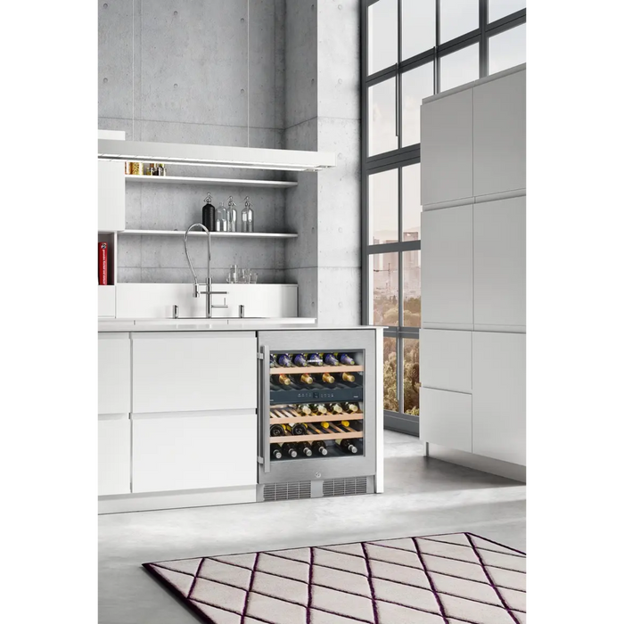 Liebherr 24" Undercounter Dual Zone Wine Cooler 34 Bottle Capacity