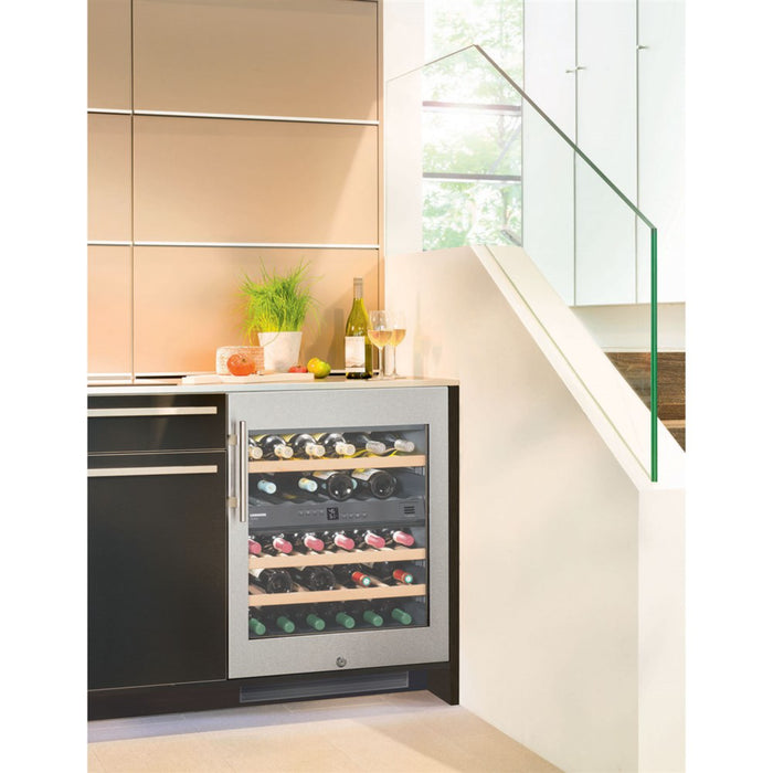 Liebherr 24" Undercounter Dual Zone Wine Cooler 34 Bottle Capacity