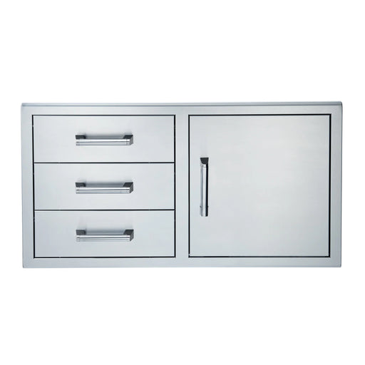 Luxe Homes Direct 42" Single Door With Triple Drawer