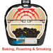 Luxe Homes Direct Junior 200 Built-In Charcoal Ceramic Kamado Grill