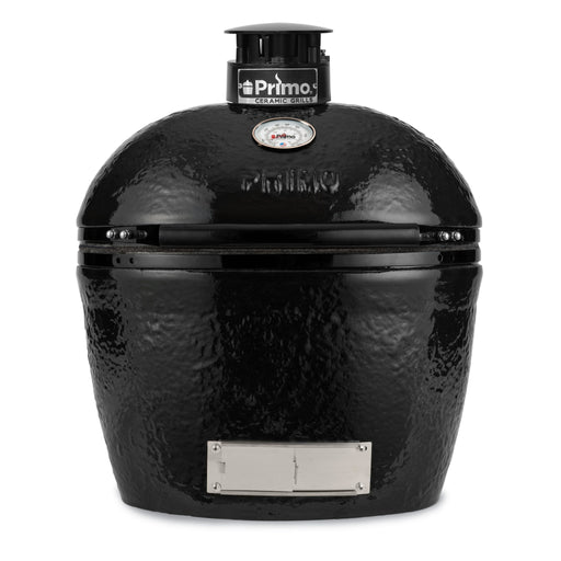 Luxe Homes Direct Oval Large 300 Built-In Charcoal Ceramic Kamado Grill