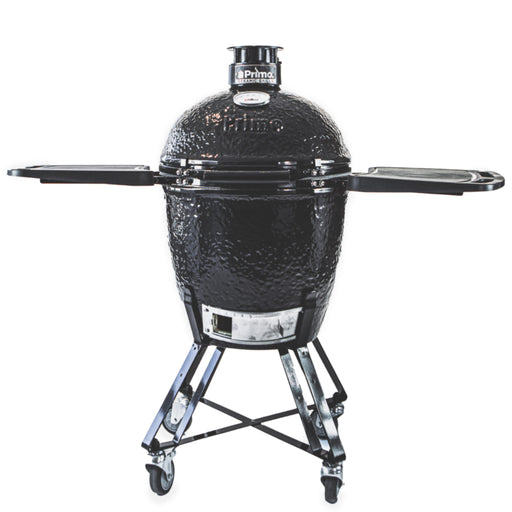 Luxe Homes Direct Round All-In-One Freestanding Charcoal Ceramic Kamado Grill
