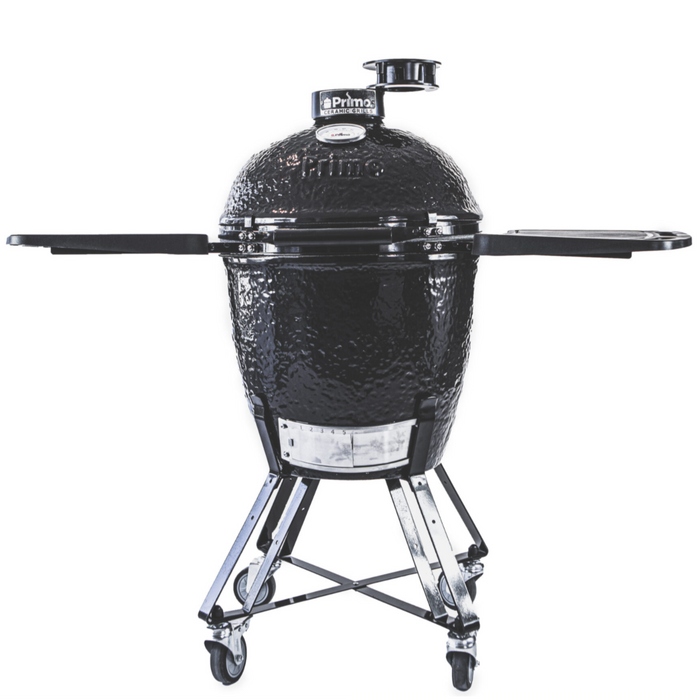 Luxe Homes Direct Round All-In-One Freestanding Charcoal Ceramic Kamado Grill