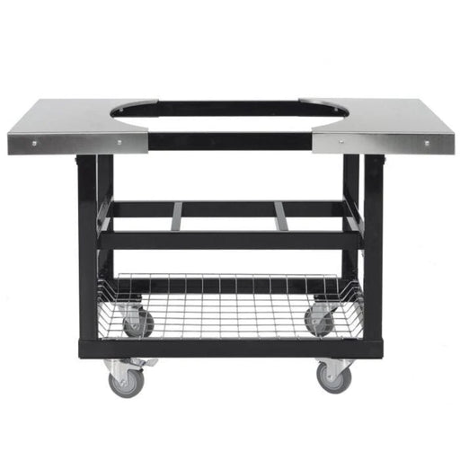 Luxe Homes Direct Stainless Steel Cart Base with Basket and Side Shelves for Oval Junior 200