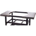 Luxe Homes Direct Stainless Steel Cart Base with Basket and Side Shelves for Oval Junior 200
