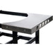 Luxe Homes Direct Stainless Steel Cart Base with Basket and Side Shelves for Oval Junior 200