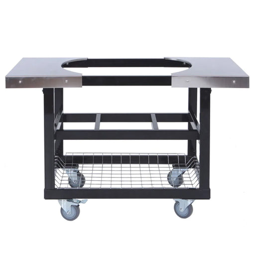 Luxe Homes Direct Stainless Steel Cart Base with Basket and Side Shelves for Oval Large 300 & XL 400