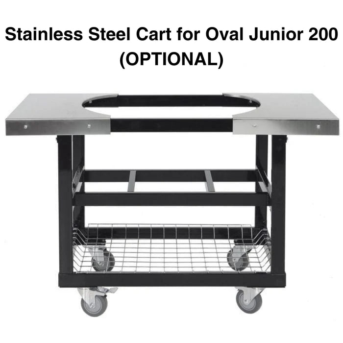 Luxe Homes Direct Stainless Steel Cart for Oval Junior 200
