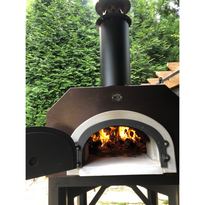 Chicago Brick Oven CBO-750 Mobile Wood-Fired Pizza Oven with Free Accessory Kit (Residential and Commercial) CBO-O-MBL-750