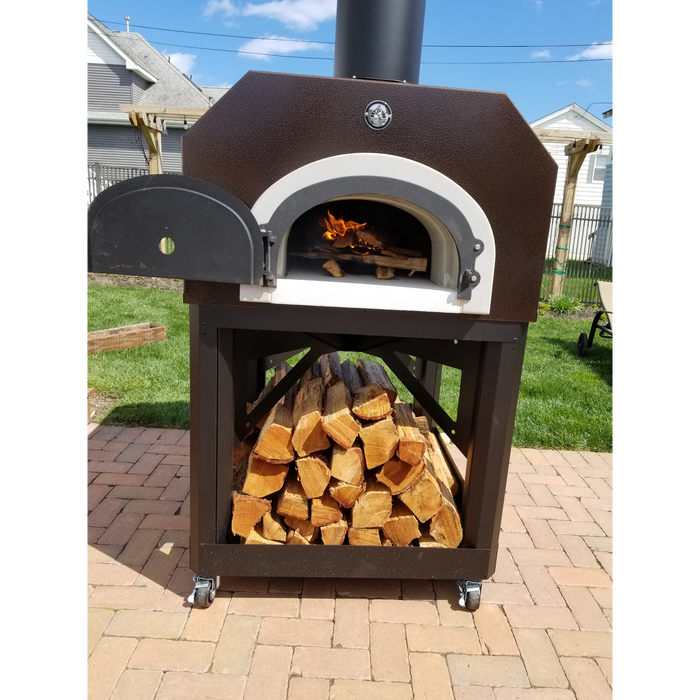 Chicago Brick Oven CBO-750 Mobile Wood-Fired Pizza Oven with Free Accessory Kit (Residential and Commercial) CBO-O-MBL-750