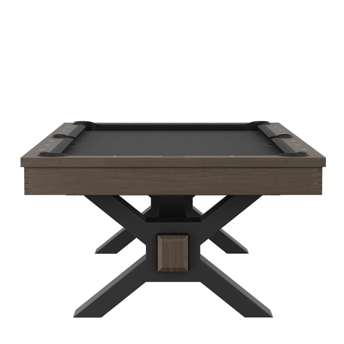 Plank & Hide Nichols Wood Pool Table (Size 8') with Free Accessory Kit and Free White Glove Delivery & Installation