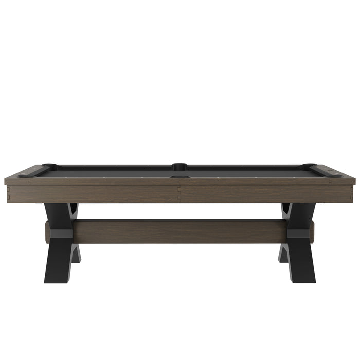 Plank & Hide Nichols Wood Pool Table (Size 8') with Free Accessory Kit and Free White Glove Delivery & Installation