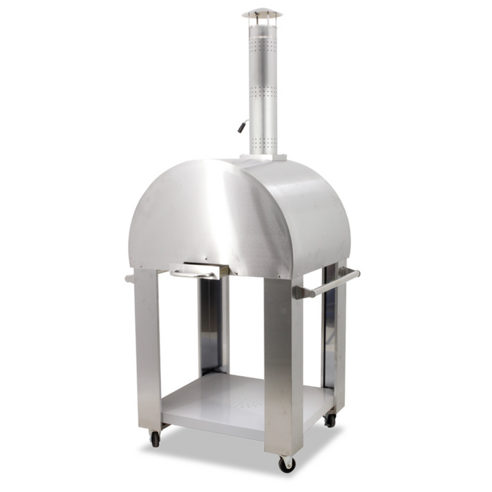 Omcan 32″ Stainless Steel Wood Burning Pizza Oven WO-CN-0640