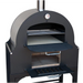 Omcan 34" Outdoor Wood Burning Oven with Stainless Steel Oven Shelf