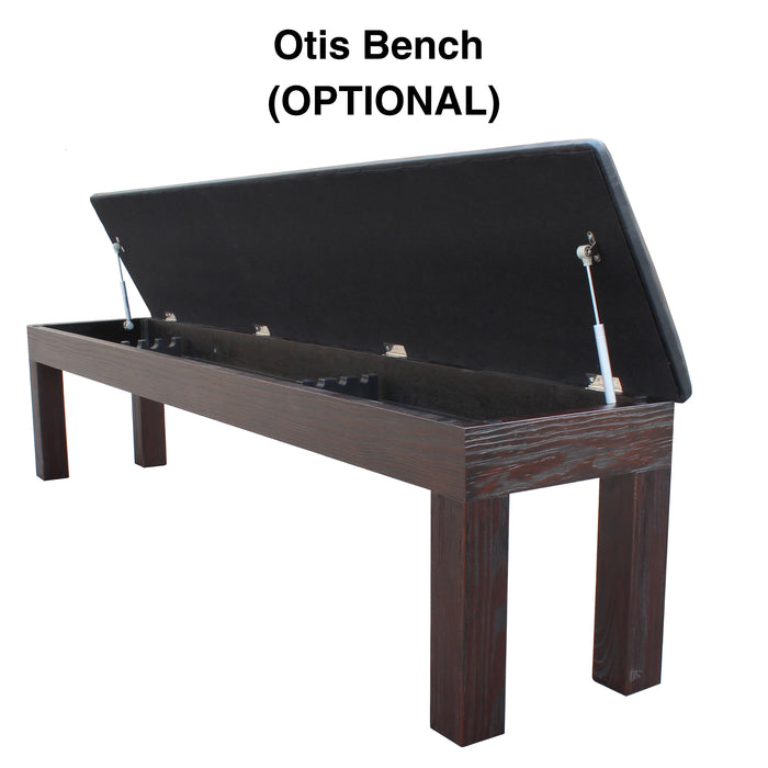 Plank & Hide Otis Wood Pool Table with Accessory Kit and White Glove Delivery & Installation