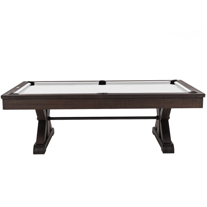 Plank & Hide Otis Wood Pool Table with Free Accessory Kit and Free White Glove Delivery & Installation