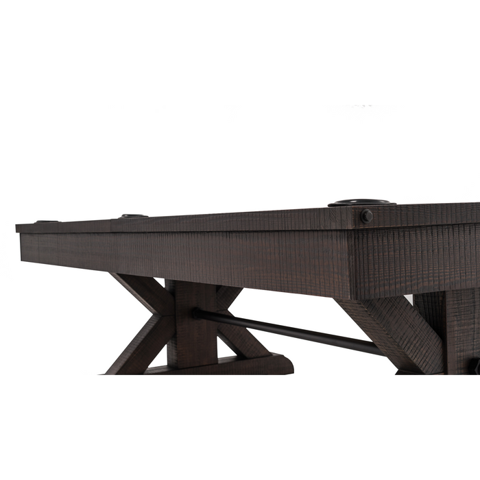 Plank & Hide Otis Wood Pool Table with Free Accessory Kit and Free White Glove Delivery & Installation
