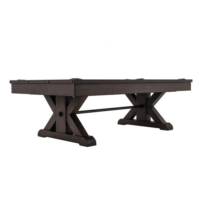 Plank & Hide Otis Wood Pool Table with Free Accessory Kit and Free White Glove Delivery & Installation