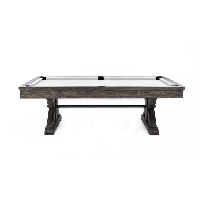 Plank & Hide Otis Wood Pool Table with Accessory Kit and White Glove Delivery & Installation