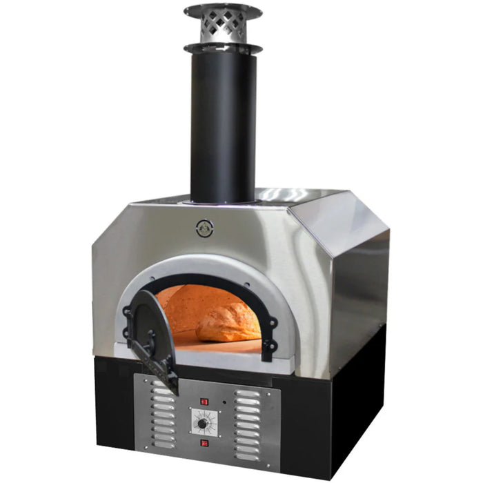 Chicago Brick Oven CBO-750 Hybrid Countertop Pizza Oven with Skirt, Free Accessory Kit & Free Tuscan Grill (Commercial) CBO-O-CT-750-HYB