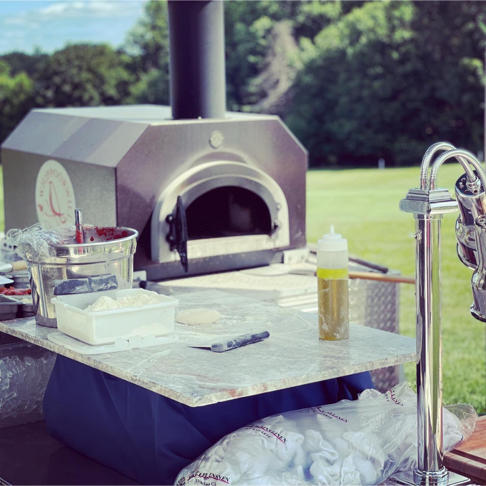 Chicago Brick Oven CBO-750 Tailgater Wood-Fired Pizza Oven with Free Accessory Kit & Free Tuscan Grill (Residential and Commercial) CBO-O-TAIL