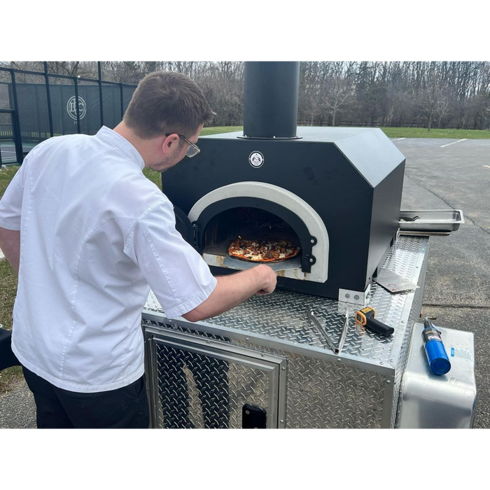 Chicago Brick Oven CBO-750 Tailgater Wood-Fired Pizza Oven with Free Accessory Kit & Free Tuscan Grill (Residential and Commercial) CBO-O-TAIL