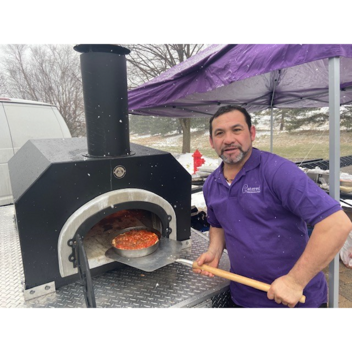 Chicago Brick Oven CBO-750 Tailgater Wood-Fired Pizza Oven with Free Accessory Kit & Free Tuscan Grill (Residential and Commercial) CBO-O-TAIL